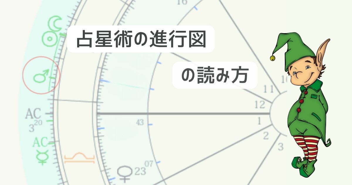 占星術の進行図の読み方