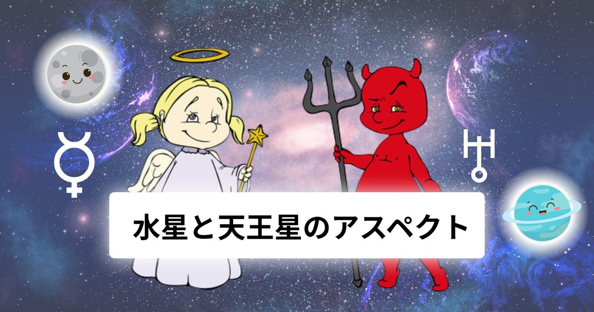 水星と天王星のアスペクト